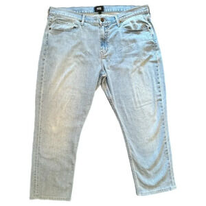 Paige Lennox Jeans Size 38 x 26.5 Men's Blue Roller Light Wash Slim Fit Denim